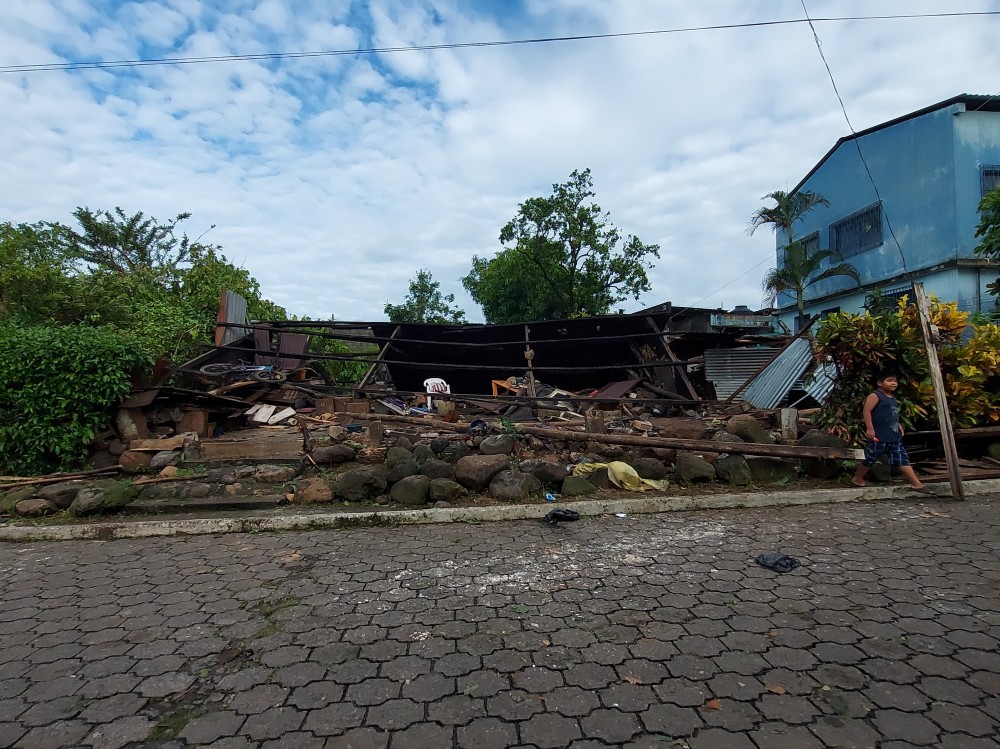 San Lorenzo Suchitepéquez fue el municipio más afectado por un ventarrón