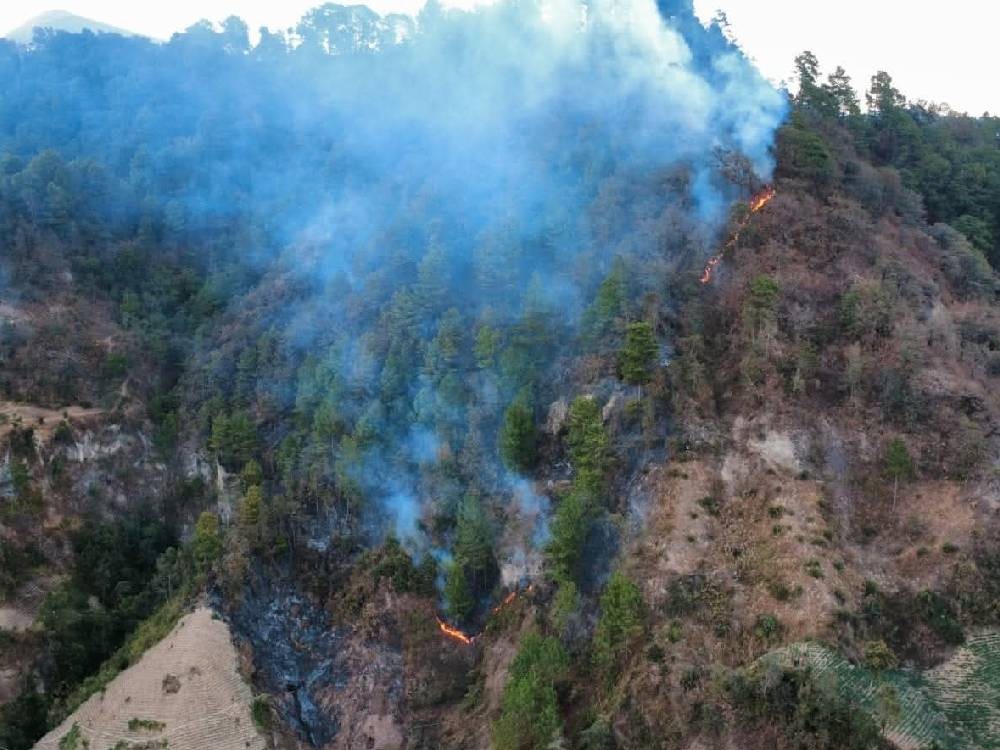San Marcos registra siete incendios forestales durante la época seca