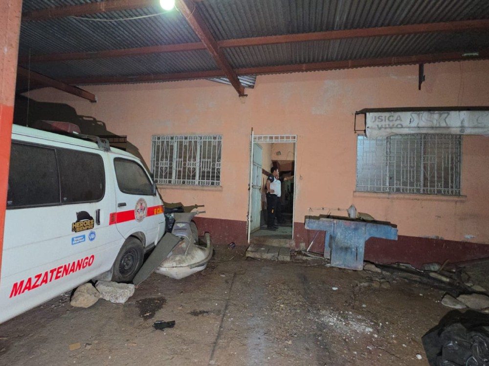 Saquean Escuela de Bomberos Voluntarios en Mazatenango: estiman daños y pérdidas en Q50 mil