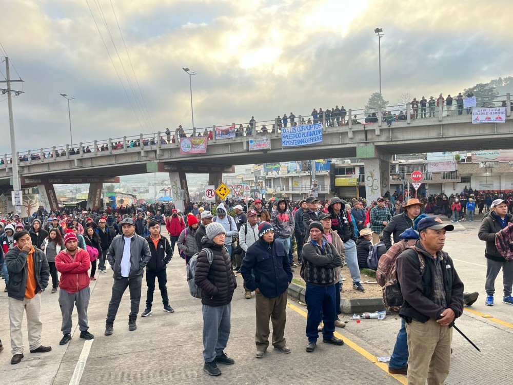 "Seguiremos en pie de lucha" aseguran lideres de 48 Cantones de Totonicapán que suman 13 días de protestas