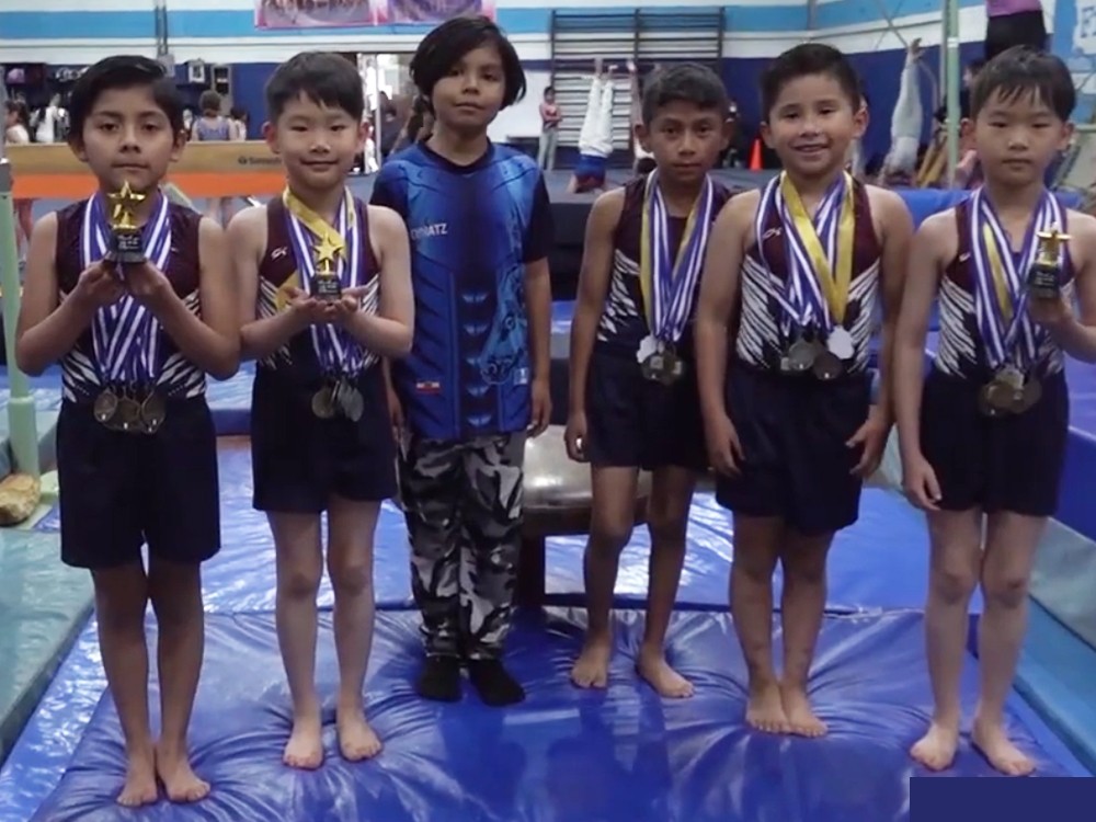 VIDEO: Selección de gimnasia de Xela destaca en evento nacional