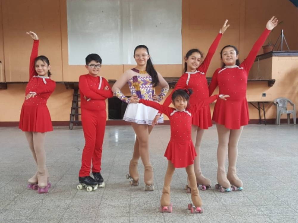 Selección de patinaje artístico de Xela lista para el Campeonato Nacional