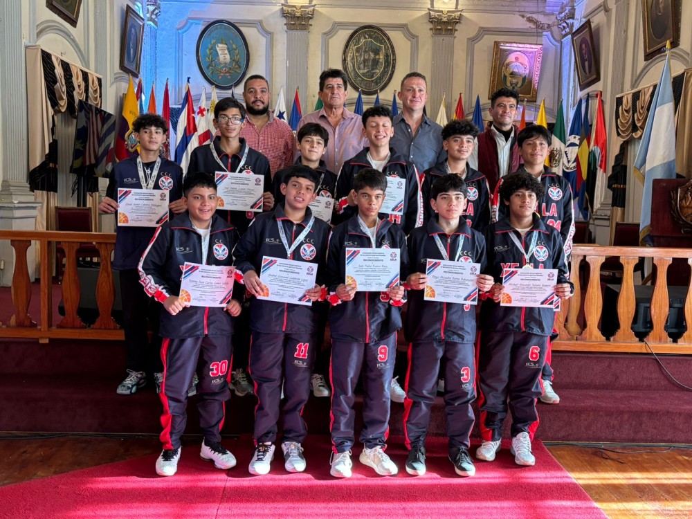 Selección U14 de Xela es juramentada previo a disputar la Final Four de baloncesto