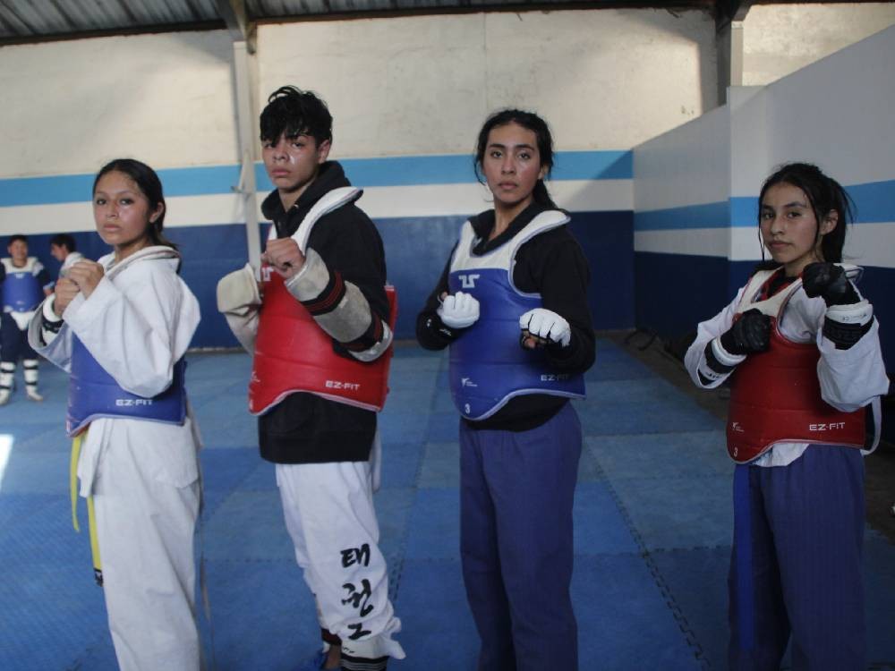 Seleccionados de taekwondo de Xela participan en “Tope” frente a Costa Rica