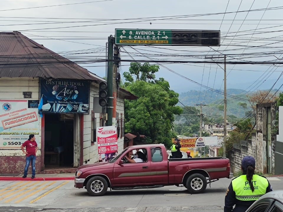 Semáforo en zona 1 de Coatepeque será reparado en cinco días