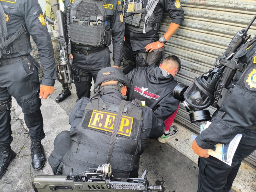 Sicario de la Mara Salvatrucha alias “Canche” sorprendido con fusil y pistola