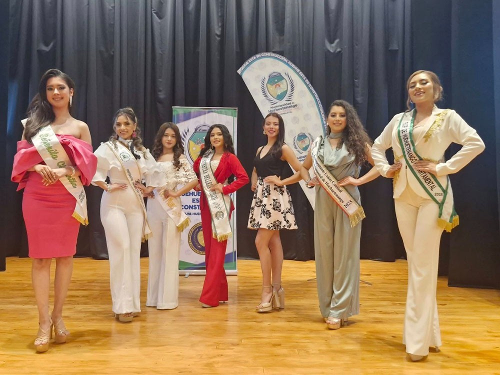 Siete candidatas aspiran a la corona de Reina Departamental y Señorita Fiestas Julias en Huehuetenango