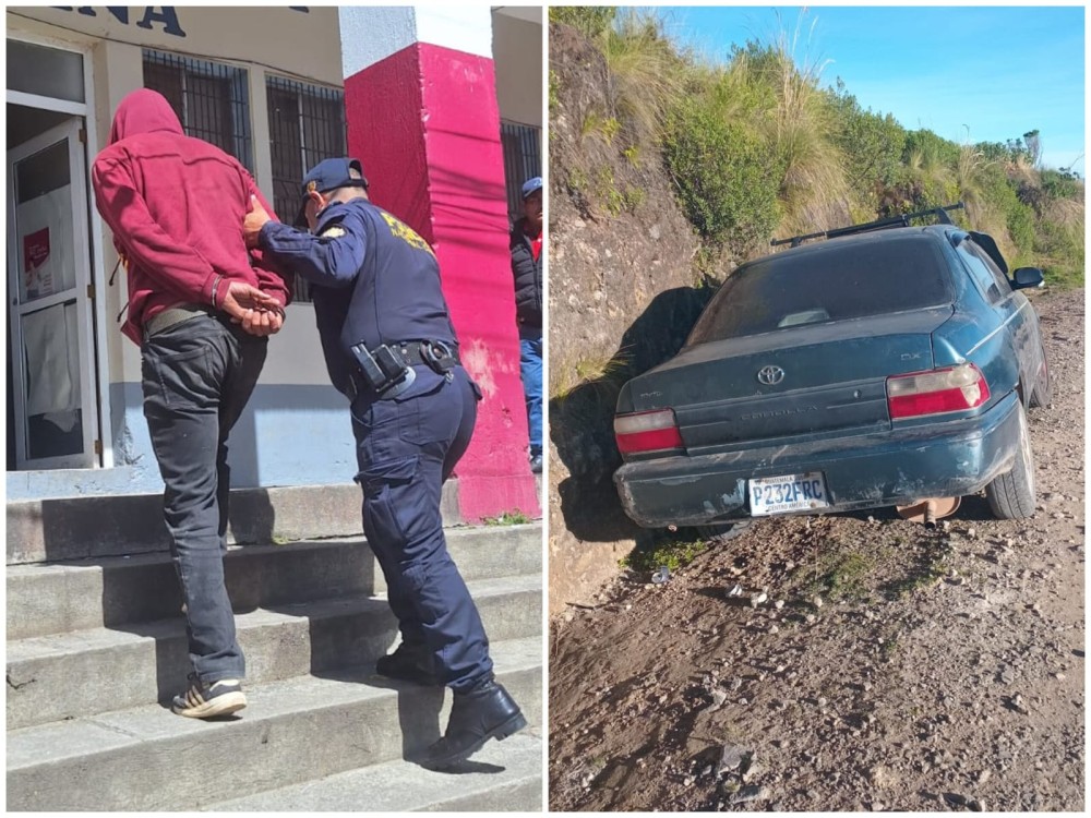 Sorprendido conduciendo un vehículo robado minutos antes