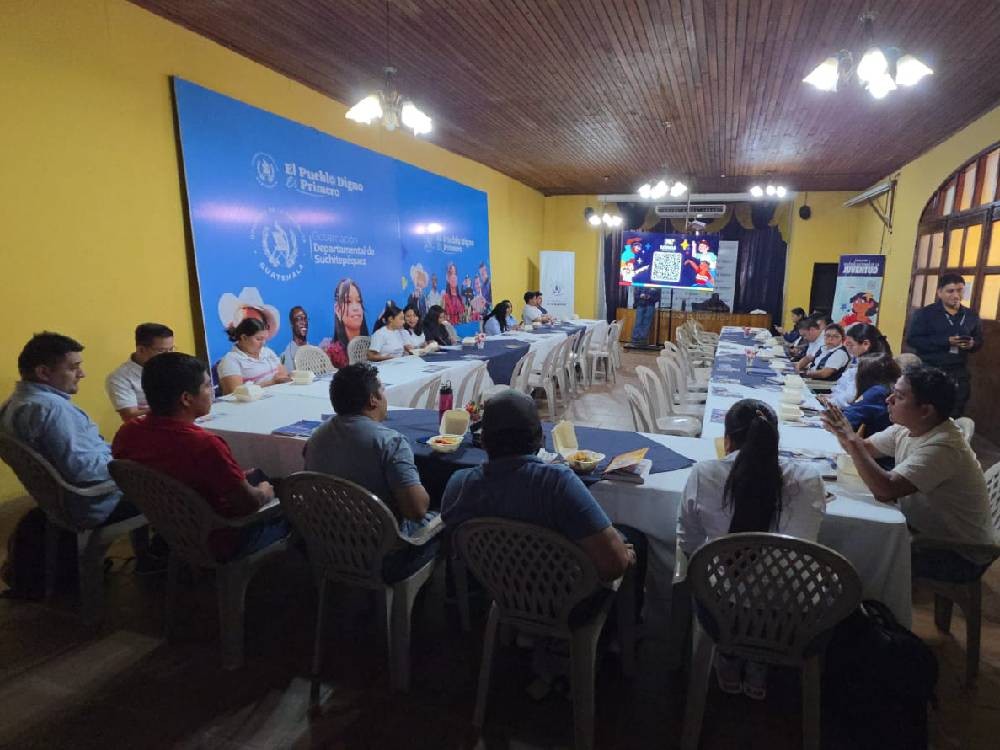 Suchitepéquez: Inicia socialización de la Política Nacional de la Juventud con autoridades locales
