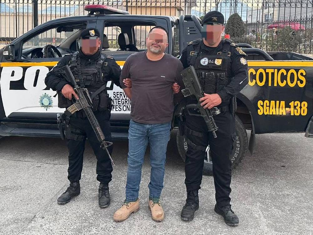 Supuesto narcotraficante, requerido por EE. UU., es detenido en La Pedrera, zona 1 de Xela