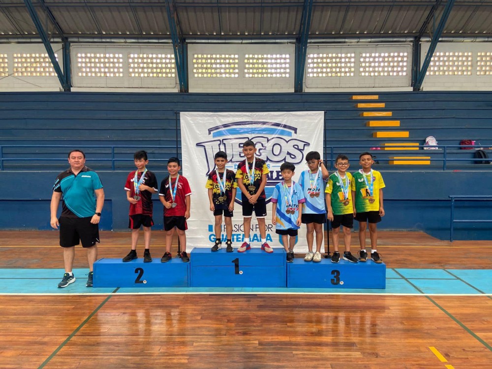 Tenistas quetzaltecos logran tres medallas en el Nacional U-11