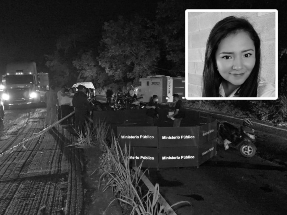 Trabajadora de la Dirección Departamental de Educación de Suchitepéquez muere en accidente de motocicleta