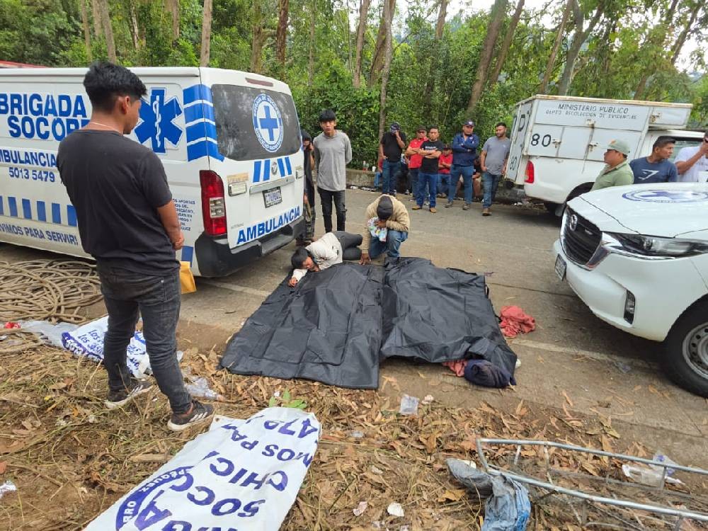 Tragedia en Chicacao: Accidente en barranco deja cinco fallecidos y cinco heridos