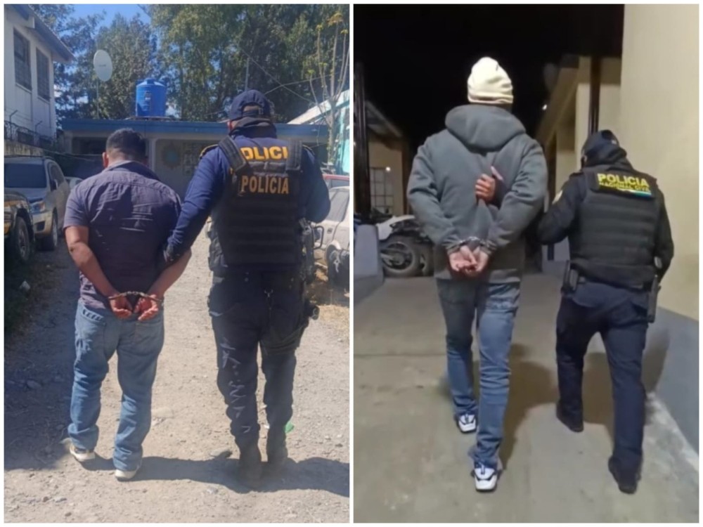 Tres capturados por delitos contra la mujer en Huehuetenango