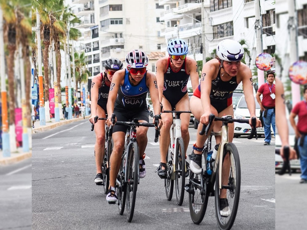 Triatleta quetzalteca, Marlen Aguilar destaca en Marruecos