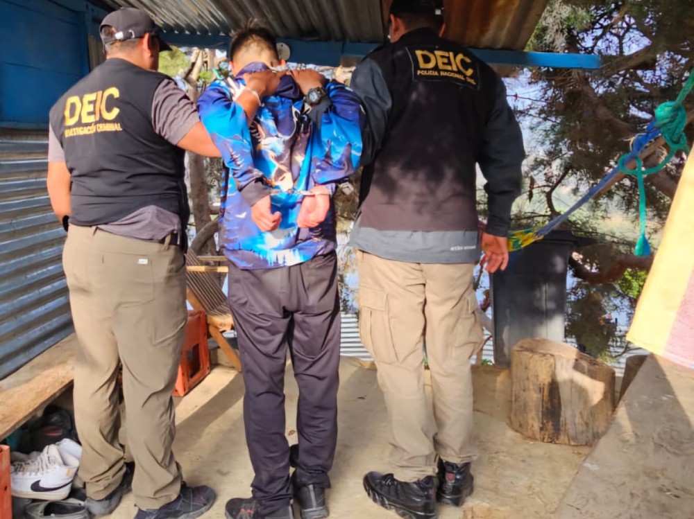Un capturado en allanamiento en Huehuetenango