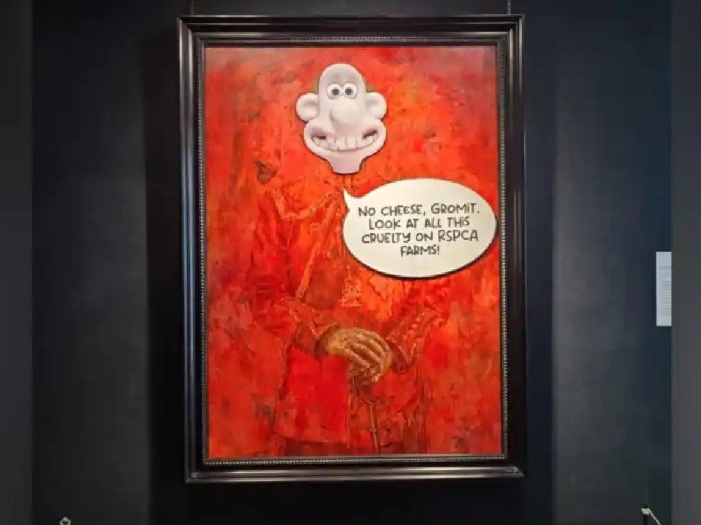 Vandalizan el retrato oficial del Rey Carlos III 