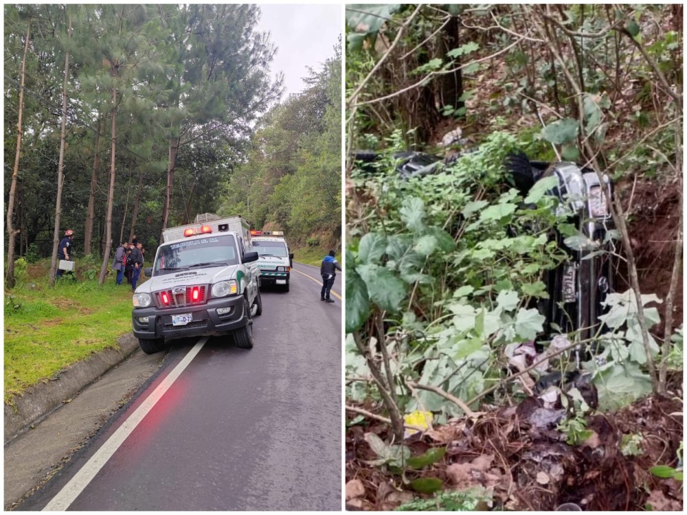 Vehículo se precipita a barranco de 40 metros; piloto sobrevive