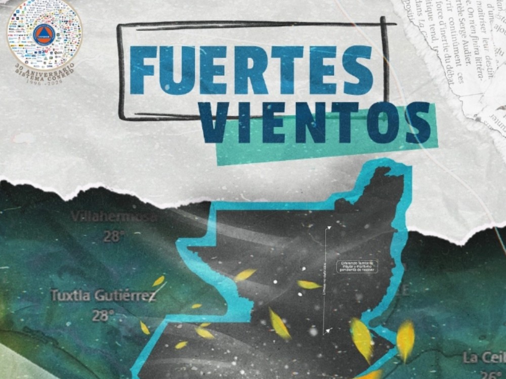 Velocidad del viento incrementará hasta 60 kilómetros por hora 