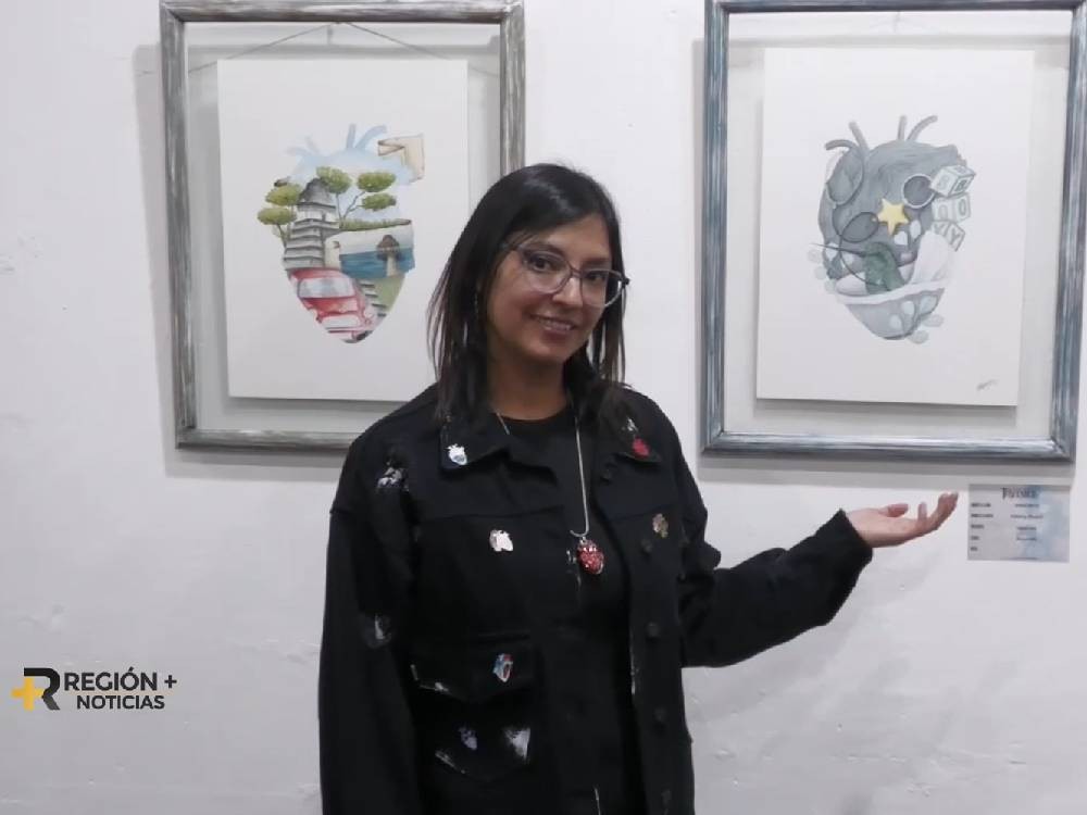 VIDEO | Artista quetzalteca presenta la exposición “Trascender” en el centro cultural Efraín Recinos