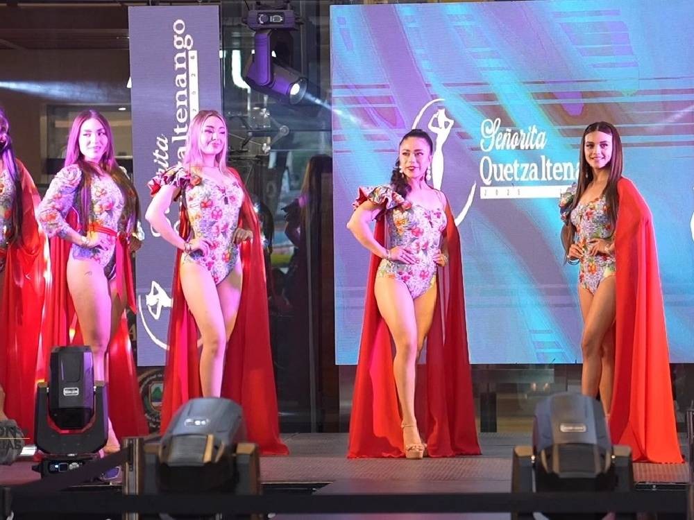 VIDEO | Candidatas a Señorita Quetzaltenango se presentaron en traje de baño 
