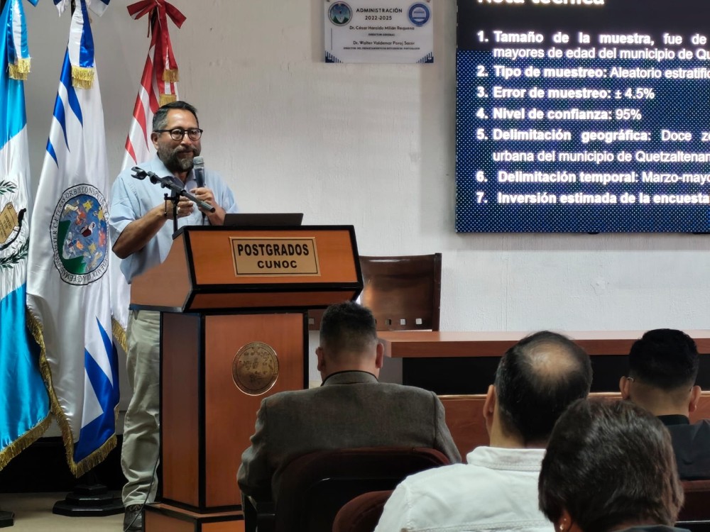 VIDEO | Cunoc presenta encuesta sobre problemáticas de Quetzaltenango 