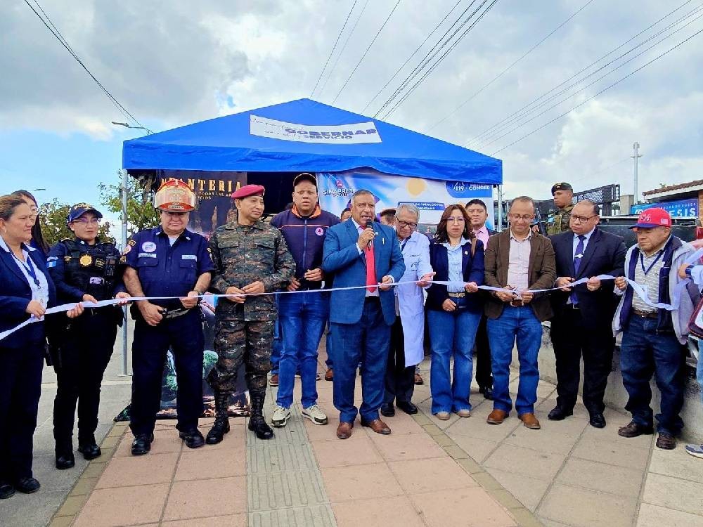 VIDEO | Inauguran campamento de socorro en Salcajá por Semana Santa