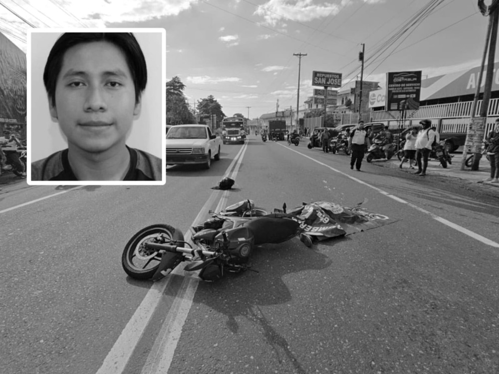 VIDEO | Motorista pierde la vida en accidente de tránsito en Mazatenango