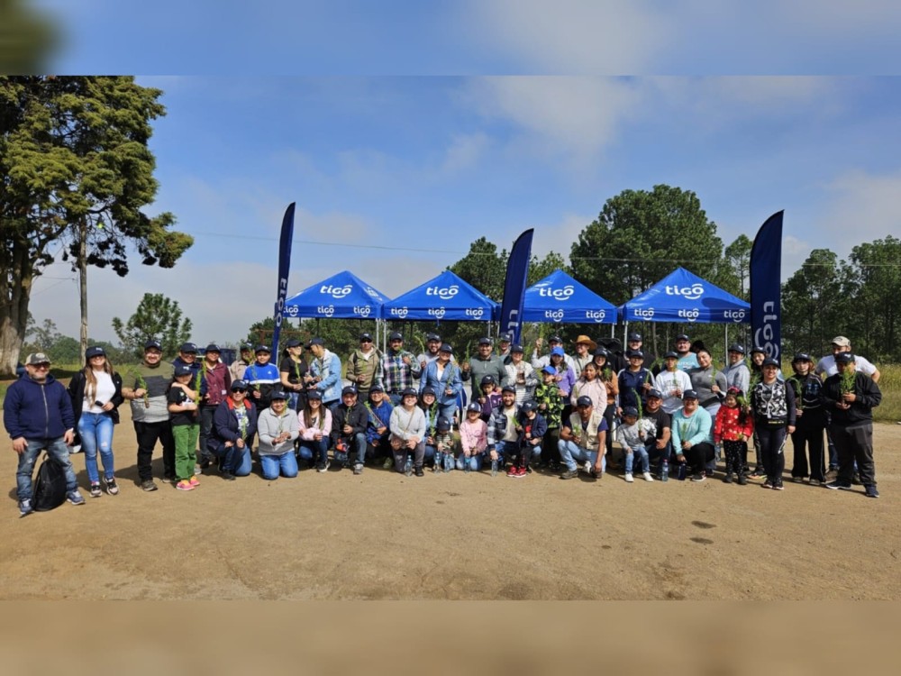 VIDEO | Tigo Guatemala se suma al programa Sembrando Huella reforestando más de 300 árboles 