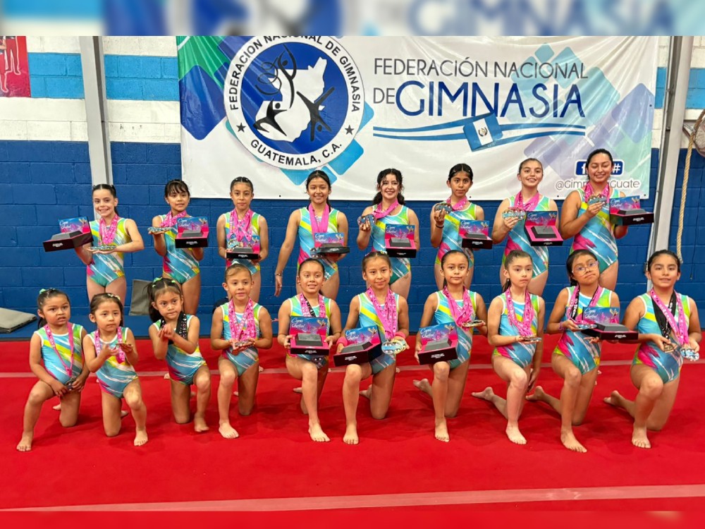 Xela brilla en Copa Internacional de gimnasia con 92 medallas 