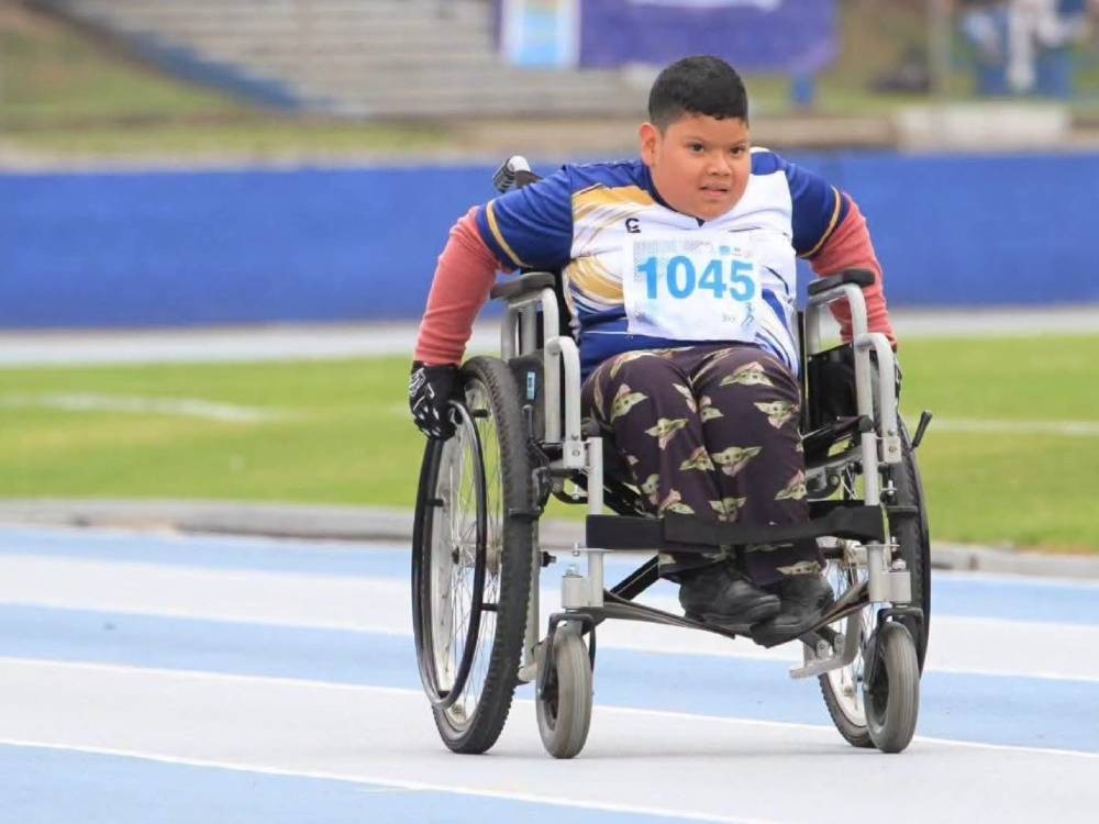 Xela recibe la fiesta deportiva de atletismo para niños con discapacidad