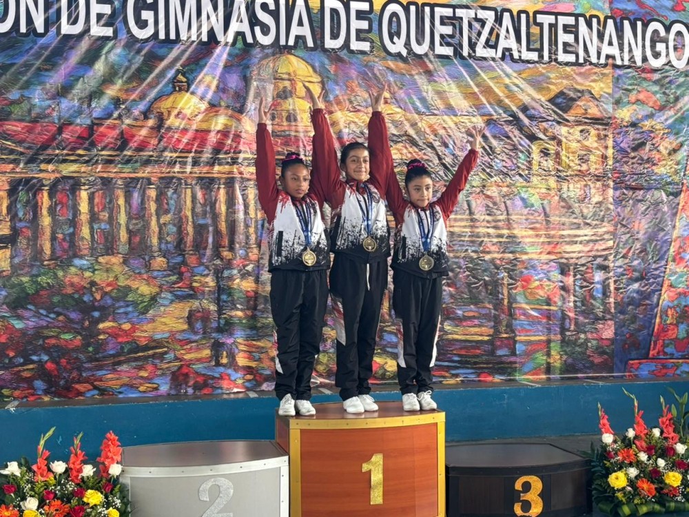Xela recibe las emociones de los Juegos Nacionales de gimnasia aeróbica