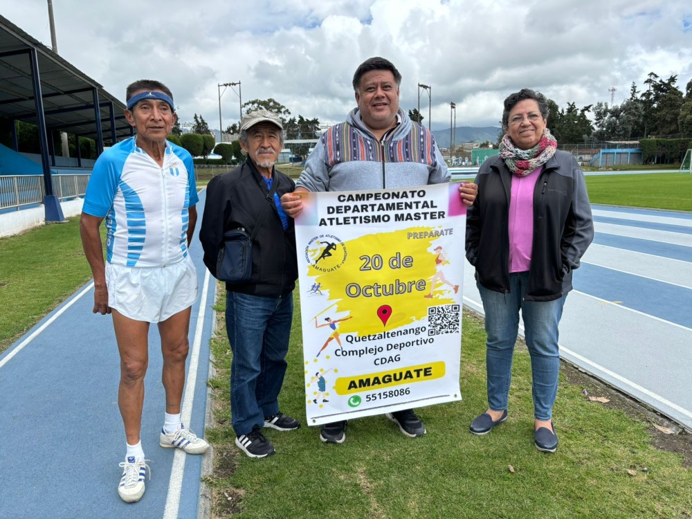 Xela será sede del Campeonato Departamental de Atletismo Máster