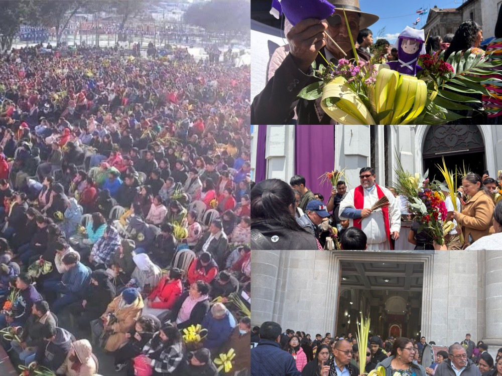 Xela vivió con devoción el Domingo de Ramos que da paso a la Semana Santa