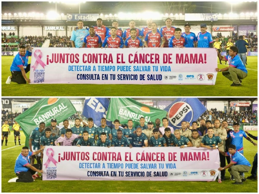 Xelajú y Antigua se unieron al llamado de luchar contra el cáncer de mama